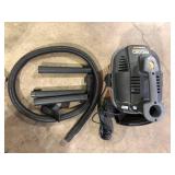 RIDGID 4 Gal. 5.0 Peak HP Portable Shop Vacuum WD4070 Wet Dry Vac with Fine Dust Filter, Locking Hose and Attachments   Customer Returns See Pictures