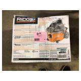 RIDGID 4 Gal. 5.0 Peak HP Portable Shop Vacuum WD4070 Wet Dry Vac with Fine Dust Filter, Locking Hose and Attachments   Customer Returns See Pictures