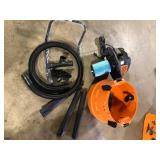 RIDGID 16 Gal. 6.5 Peak HP NXT Shop Vacuum HD1800 Wet Dry Vac with Cart, Fine Dust Filter, Hose and Accessory Attachments Customer Returns See Pictures