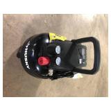Husky 3 Gal. 120 PSI Portable Electric Oil-Free Light Duty Pancake Air Compressor with Fold Down Handle and 1-Quick Coupler   Customer Returns See Pictures