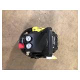 Husky 3 Gal. 120 PSI Portable Electric Oil-Free Light Duty Pancake Air Compressor with Fold Down Handle and 1-Quick Coupler   Customer Returns See Pictures