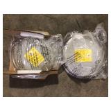 11 in. Brushed Nickel LED Flush Mount (2-Pack)   Customer Returns See Pictures