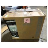 Glacier Bay Power Flush 12 inch Rough In Two-Piece 1.28 GPF Single Flush Elongated Toilet in White Seat Included  Customer Returns See Pictures