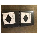Lot of TrafficMaster Black 24 in. W x 24 in. L x 0.47 in. Foam Interlocking Gym Floor Tiles (6 Tiles/Pack) (24 sq. ft.)  Customer Returns See Pictures