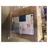 31 in. Single Sink Pearl Gray Bath Vanity with White Cultured Marble Top (Assembled)  Customer Returns See Pictures