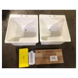 MUSTEE 46 in. x 34 in. Plastic Laundry Tub  Customer Returns See Pictures
