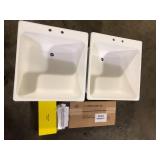 MUSTEE 46 in. x 34 in. Plastic Laundry Tub  Customer Returns See Pictures