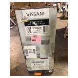 Vissani 5,000 BTU 115-Volt 3-in-1 Portable Air Conditioner Unit Cools up to 150 sq. ft. with Dehumidifier and Remote in White    Customer Returns See Pictures