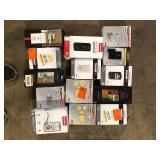 Lot of Assorted Digital Door Locks and Handles Various Models and Conditions    Customer Returns See Pictures