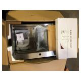 AKDY Handmade All-in-One Topmount Stainless Steel 33 in. x 22 in. Single Bowl Kitchen Sink w/ Spring Neck Faucet, Accessory    Customer Returns See Pictures