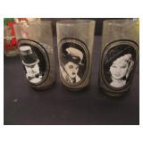 Vintage Comedian themed drinking gl...