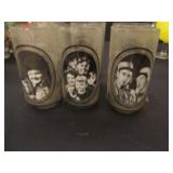 Vintage Comedian themed drinking gl...