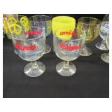 Assortment of colored goblets inclu...
