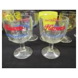 Assortment of colored goblets inclu...