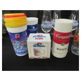 Vintage cocktail glasses, insulated...