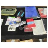 Notebooks, folders, ott light and o...