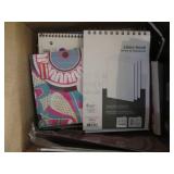 Notebooks, folders, ott light and o...