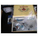 Rubber bands, paper fasteners, craf...