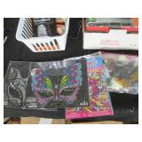 Assortment of Halloween masks, make...