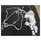 Macrame style hanging decor made co...