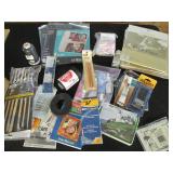 Two box lot of craft supplies and a...