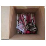 Colorful collection of candles in v...