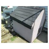 Outdoor shingled and insulated dogh...