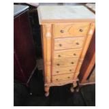 Hardwood Jewelry Armoire in light H...