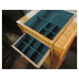 8-Drawer Hardwood Jewelry Armoire. ...