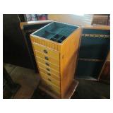 8-Drawer Hardwood Jewelry Armoire. ...