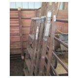 5ft and 6ft wooden ladders...