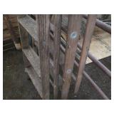 5ft and 6ft wooden ladders...