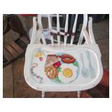 Vintage Wood potty chair plus a vin...