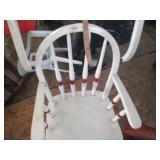 Vintage Wood potty chair plus a vin...