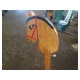 Free standing Horse head/hitching p...