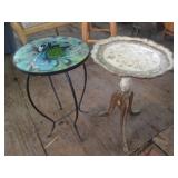 Vintage Wood decorative round top p...