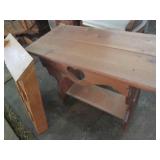 Very heavy hardwood mirror back hou...