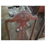 Pair of vintage Wood framed padded ...