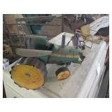 Vintage handcrafted metal yard deco...