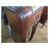 Vintage hardwood freestanding Admir...