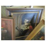 Collection of vintage paintings on ...