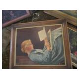 Collection of vintage paintings on ...