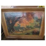 Collection of vintage paintings on ...