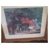 Collection of vintage paintings on ...
