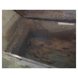 Vintage Wood storage trunk plus a l...