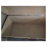 Vintage Wood storage trunk plus a l...