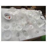 Large lot of vintage cut crystal, m...