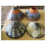 Pair of Tiffany STYLE dragonfly the...