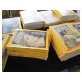 Large box overflowing with various ...