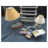 Cowboy themed desk lamps and decor ...